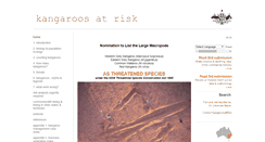 Desktop Screenshot of kangaroosatrisk.net